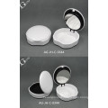 AG-JH-C-0344 AGPM Cosmetic Packaging New Arrival Custom Two-layer Irregular-shape Empty Compact With Mirror